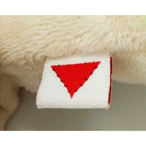 Dakin Baby Giraffe Cream Pale Green Plush Bean Bag 9" Stuffed Sewn Eyes Soft Toy - Picture 4 of 5